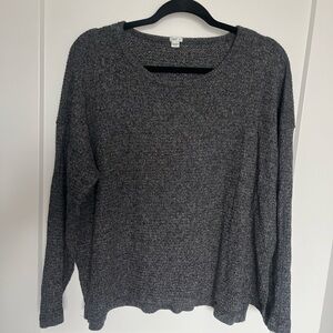 Aerie Charcoal Crew Neck Sweater